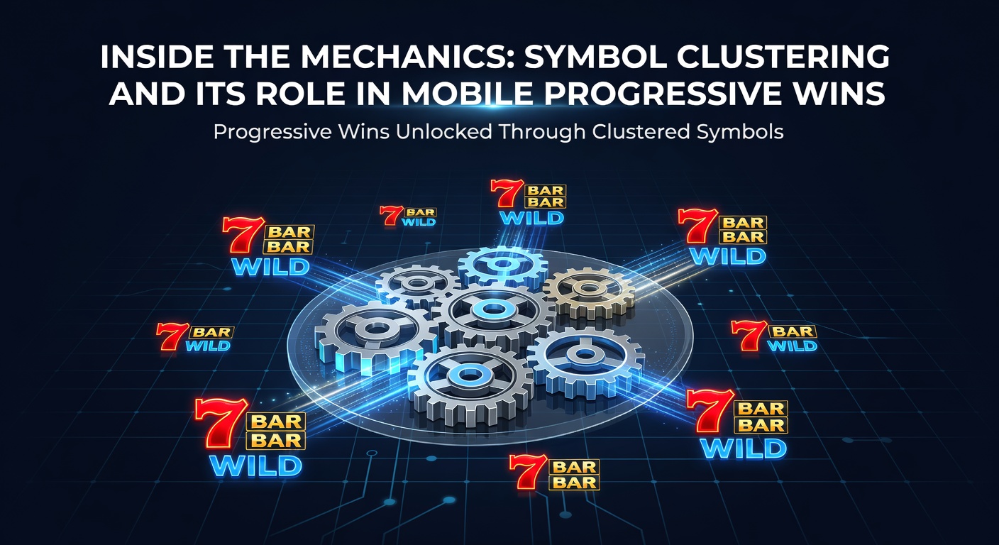 Detailed view of symbol clusters forming on a mobile slot interface during a progressive jackpot sequence