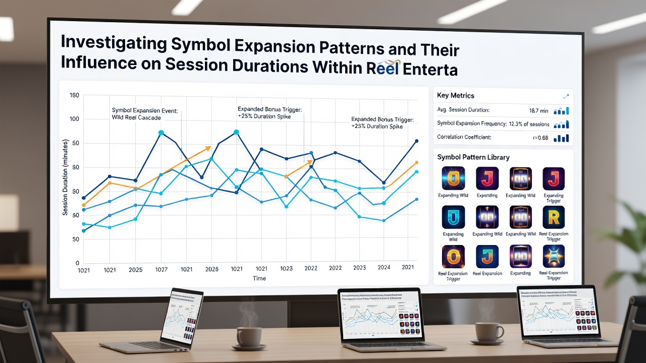 Graph illustrating session duration increases linked to symbol expansion frequency in reel systems