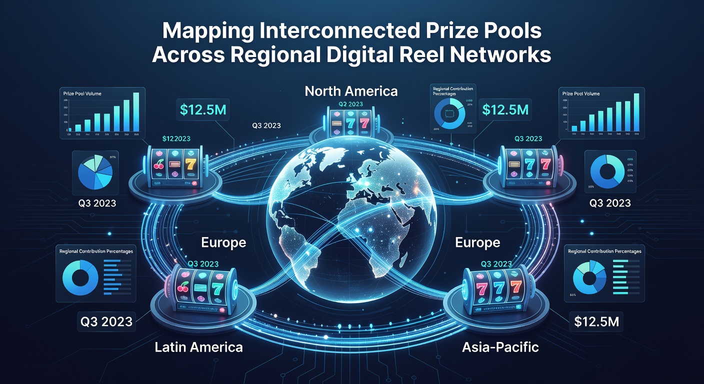Visualization of regional prize pool linkages with data overlays