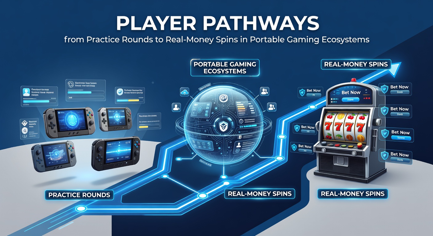 Illustration of user interface elements guiding players from free spins to deposit options on a tablet