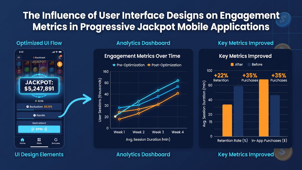 Close-up view of mobile progressive jackpot display highlighting touch zones and animated prize indicators